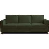 Best Mobilier Lisa Design Jake - canapé 3 places - convertible - en velours côtelé , Vert