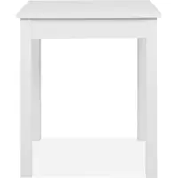 Freiraum Esstisch >Capri< in Weiß - 60x76x67cm (BxHxT)