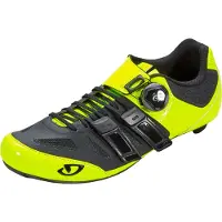 Giro Hommes, Chaussures de cyclisme, Sentrie Techlace (45.5), Noir, Jaune