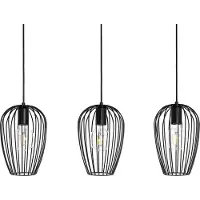 LEDKIA Suspension Métal Telmi 3 Spots 160 Mm