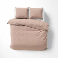 Detexpol Literie, macosatin de coton, uni 200x220 pêche