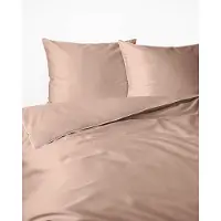 Detexpol Satin linge de lit 160x200 peach avec garniture Mako Satin 62