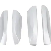 Gistuch 4 capuchons de protection pour embouts de barres de toit, pièces de rechange pour Toyota Highlander 2007 à 2013, couleur argent