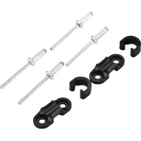 Gistuch Clip de câble de vélo, alliage d'aluminium, léger, 2 pièces, support de vélo, inoxydable, à haute résistance pour les routes de montagne à vitesse variable