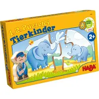 Haba - 1, 2, Puzzle Egg - Tierkinder