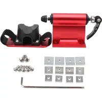 Gistuch Support de fourche de vélo, attache rapide, porte-vélo avant, clip fixe pour le coffre, rouge