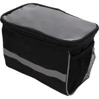 Gistuch Sacoche noire de guidon de vélo pour tube avant, panier de vélo, sacoche de vélo pour VTT d'extérieur