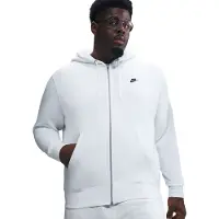 Nike Veste de survêtement 'CLUB' blanc