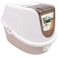 M PETS Bac à litière MPETS Beige Plastique recyclé