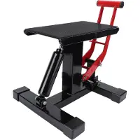 Gistuch Béquille de cric de moto, hydraulique, réglable en hauteur, capacité de 330 livres pour les réparations d'entretien tout-terrain