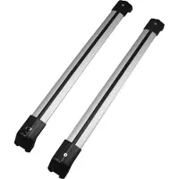 Gistuch Barres transversales de toit pour voiture, capacité de charge de 330,7 lbs, barres transversales en alliage d'aluminium, porte-bagages de fret avec serrure pour les voyages