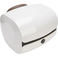 Gistuch Coffre arrière pour moto en ABS, capacité 32 l, coffre arrière étanche avec serrure pour le vélo, blanc brillant