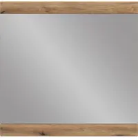 Freiraum Garderobenspiegel >DELAMAR< in Evoke Eiche Dekor - 88,2x86,5x2 (BxHxT)