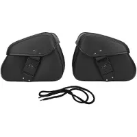 Gistuch Sacoche de moto, capacité 16 l, résistante à la pluie, cuir PU, côté multifonctionnel avec serrure, remplacement pour V STAR 250