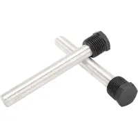 Gistuch 2 tiges d'anode de chauffe-eau, filetage NPT 1/2 pouce, remplacement du magnésium pour la plupart des chauffe-eau de camping-cars