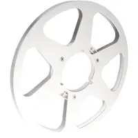Gistuch Bobine vide 1/4 10,5 pouces, alliage d'aluminium, 6 trous, machine d'ouverture universelle, support de pièce pour REVOX Studer, argent