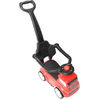 Gistuch Baby Ride On Push Car Whistle Volant universel avant Nouveau-né main Poussette Rouge