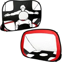 Gistuch But de football portable à double usage, filet de but de football pliable pour enfants avec