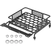 Gistuch Accessoires pour modèles réduits, porte-bagages en acier, galerie de toit pour voiture RC Crawler 1/10 (S)