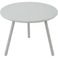 BellaFurn Table de salon résistante aux intempéries - Table d'appoint - Design en acier inoxydable, pour l'intérieur et l'extérieur | Couleur : turquoise
