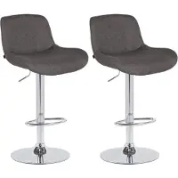 BellaFurn lot de 2 tabourets de bar - Tabouret - Réglable en hauteur et pivotant à 360