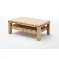 Freiraum Couchtisch >GORDON< mit Schublade, Kernbuche, Massivholz - 115x45x70cm (BxHxT)