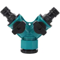 Gistuch Robinet d'arrêt d'eau, 1/2 pouce, 3/4 pouce, durable, pratique, raccord de tuyau d'arrosage en Y, inoxydable, pour le lavage de voiture, l'arrosage, le jardinage