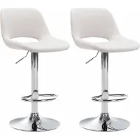 BellaFurn set de 2 tabourets de bar de luxe - chaises de bistrot - hauteur réglable confortable