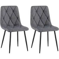 BellaFurn lot de 2 chaises de salle à manger - Chaises de cuisine - Design et grand confort
