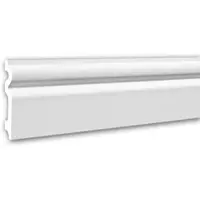 Profhome Plinthe 153109F Moulure décorative flexible design intemporel classique blanc 2 m
