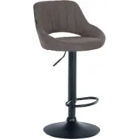 BellaFurn Tabouret de bar moderne - Tabouret design - Tissu réglable en continu et facile d'entretien