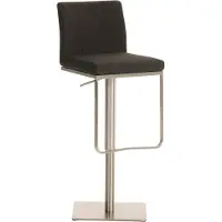 BellaFurn Tabouret de bar en tissu, tabouret, confort ergonomique - design pivotant et réglable en hauteur
