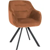 BellaFurn Chaise de salle à manger élégante - Chaise de cuisine - Confort ergonomique et facilité d'entretien - Design convivial | Couleur : café | Matériau : souple