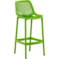 BellaFurn Tabouret de bar design - Tabouret de bar - Confort ergonomique, polypropylène résistant aux UV | Couleur : vert