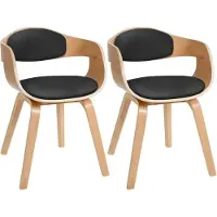 BellaFurn lot de 2 chaises de salle à manger - Chaises de salle à manger - Stylées et faciles à nettoyer