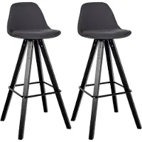 BellaFurn ensemble de 2 tabourets de bar - tissu - belle apparence