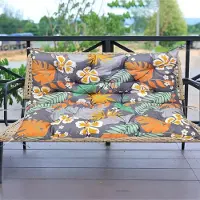 Topchances Coussin de banc imperméable Coussin d'assise et de dossier Coussin pour banc de jardin Meubles de jardin Balançoires, 150x100x10cm,Coloré