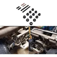 Gistuch Ressort avant inférieur, douilles supérieures du bras triangulaire 1022874011 Kit de douilles et de manchons de pièce de rechange pour voiturette de golf Club Car Precedent à partir de 2004