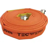 TECWERK Tuyau de construction/industriel Ø intérieur 52 mm longueur 20 m orange vif