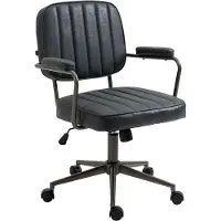 BellaFurn Chaise de bureau, chaise ergonomique, fonction chaise longue et confort en similicuir | couleur : noir antique