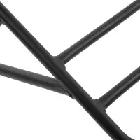Gistuch Support de porte-bagages arrière pour moto en acier noir, remplacement pour Rebel 1100/DCT 2021-2022