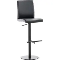 BellaFurn Tabouret de bar réglable en similicuir - sièges confortables - fonction pivotante moderne à 360