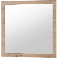 Preisbrecher Wandspiegel >Greifswald< in Artisan Eiche - 78x78x2cm (BxHxT)