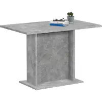 Preisbrecher Säulen-Esstisch >BANDOL 3< in Beton LA - 110x77,5x70cm (BxHxT)