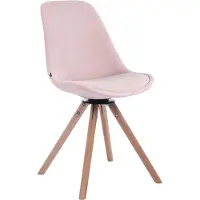 BellaFurn Chaise de salle à manger, chaise en velours, siège confortable - facile d'entretien, pivotant à 360