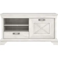 Forte Buffet TV >Kashmir< en blanc,beige - 122,7x66,6x48,2cm (lxhxp)