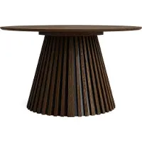 Lisa Design Freya - table basse - 78 cm , Marron