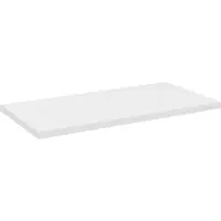 DMK Deutsches Milchkontor Plan De Toilette Blanc 80 Cm Mdf Mat Avec Revêtement Pvc