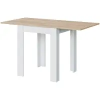 Dmora CALICOSY - Table extensible système d'ouverture en livre - L67 cm