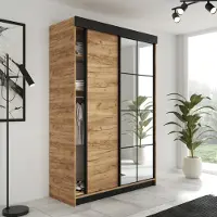 KIER FURNITURE EDEN v2 Armoire 206,4 x 205 x 39 cm, 4 portes, blanc